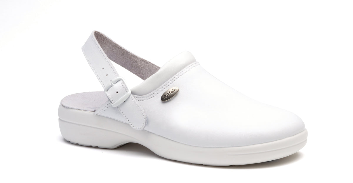 Toffeln FlexLite (with heel strap) White