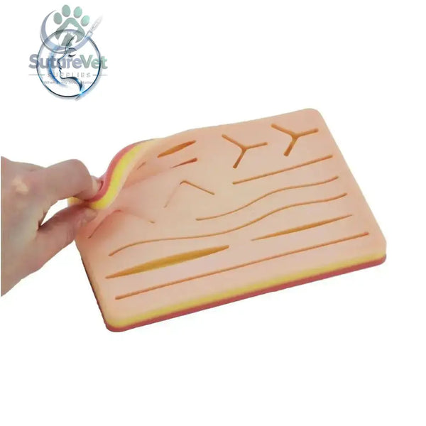 3-Layer Silicone Suture Training Pad for Suturing Practice - 3 Layer