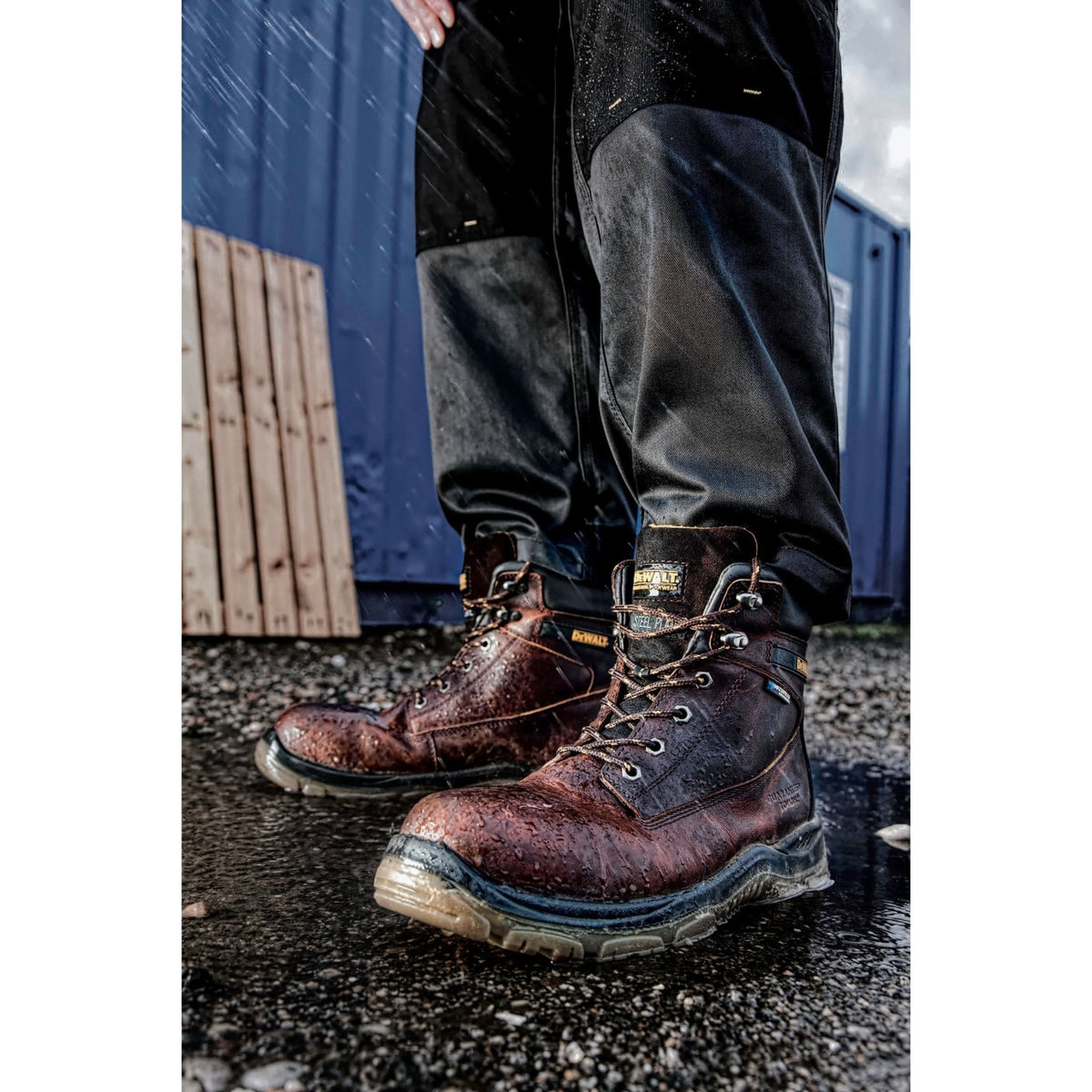 DeWalt Titanium Safety Boots Tan Waterproof S7 Steel Toe — view 5