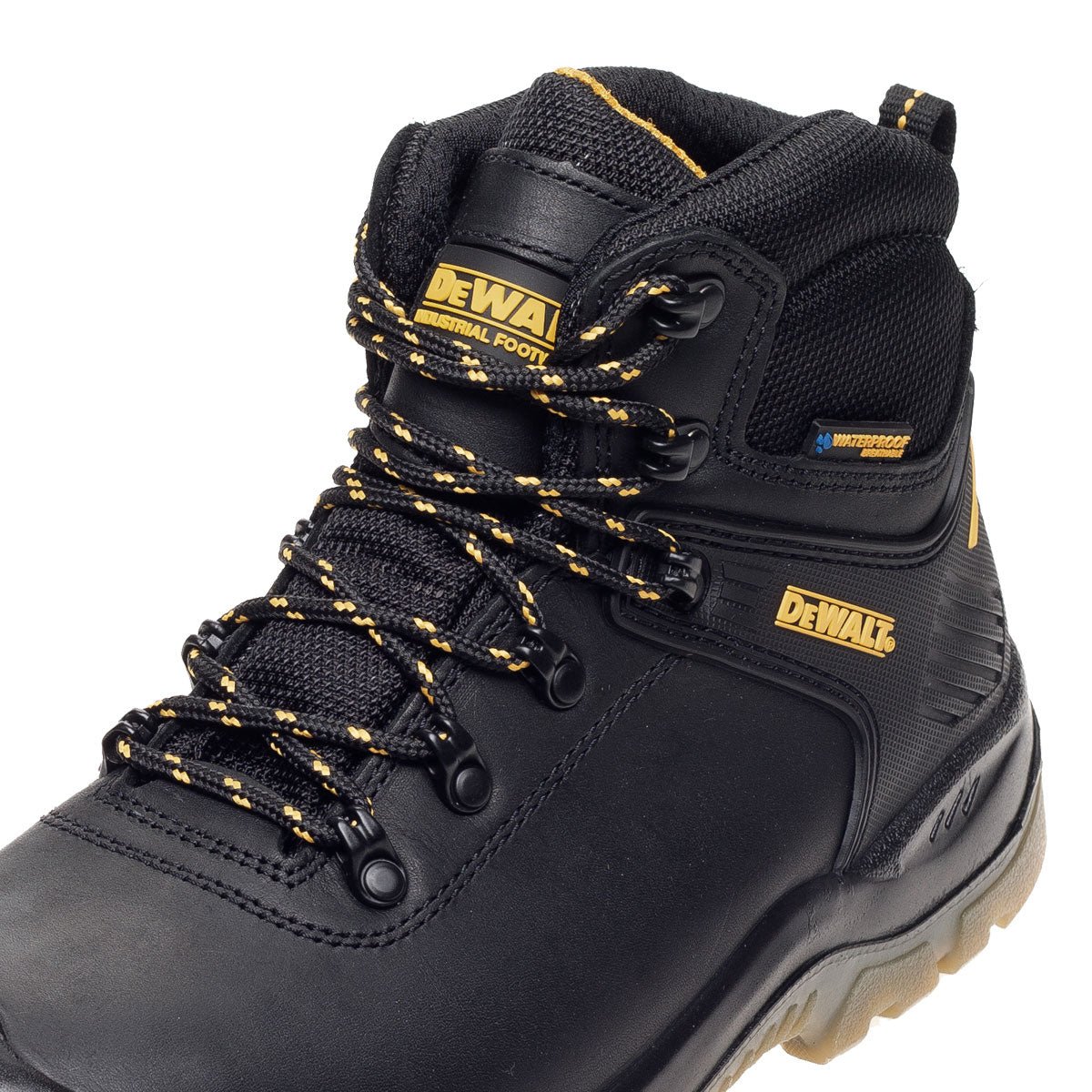 DeWalt Newark Safety Boots Black Waterproof S3 Steel Toe — view 4
