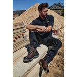 DeWalt Newark Safety Boots Brown Waterproof S3 Steel Toe — view 5