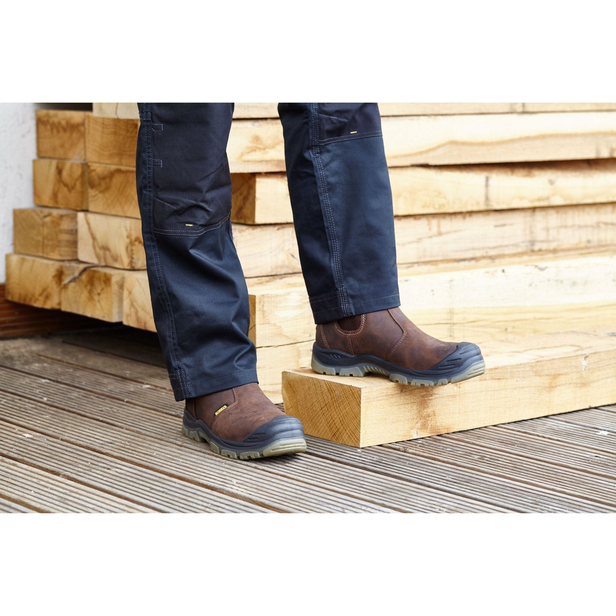 DeWalt Dealer Boot Nitrogen Brown Steel Toe S3 — view 5
