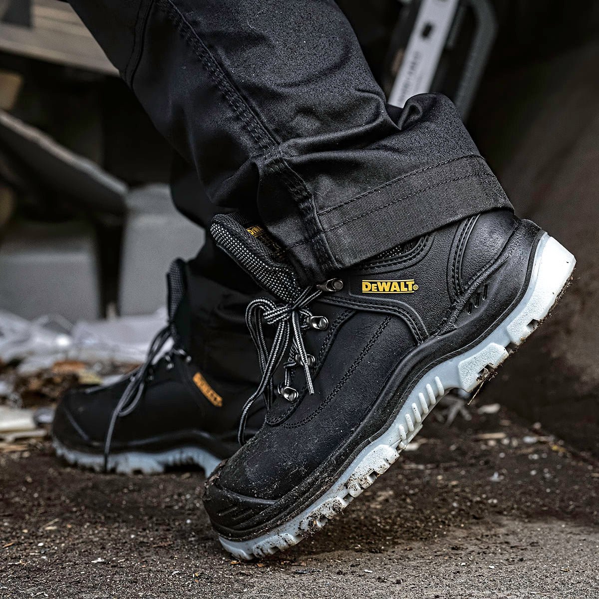 DeWalt Safety Hiker Boot Laser Black Steel Toe S1P — view 5