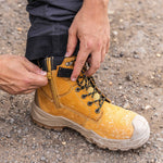 DeWalt Side Zip Safety Boot Jamestown Wheat Wide Fit S3 — view 5