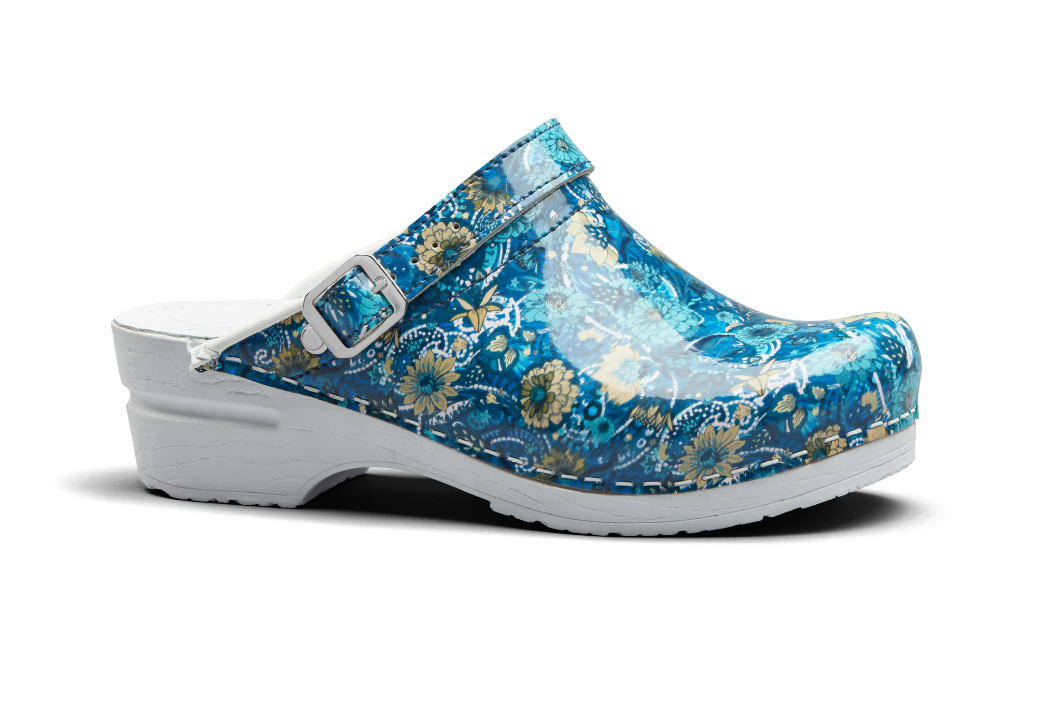 Toffeln FlexiKlog Patterns Blue Paisley