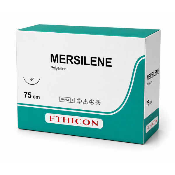 Ethicon MERSILENE Polyester Braided Non-Absorbable Surgical Suture 1624H
