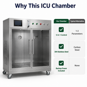 Portable ICU Pet Incubator with Constant Temperature & Humidity