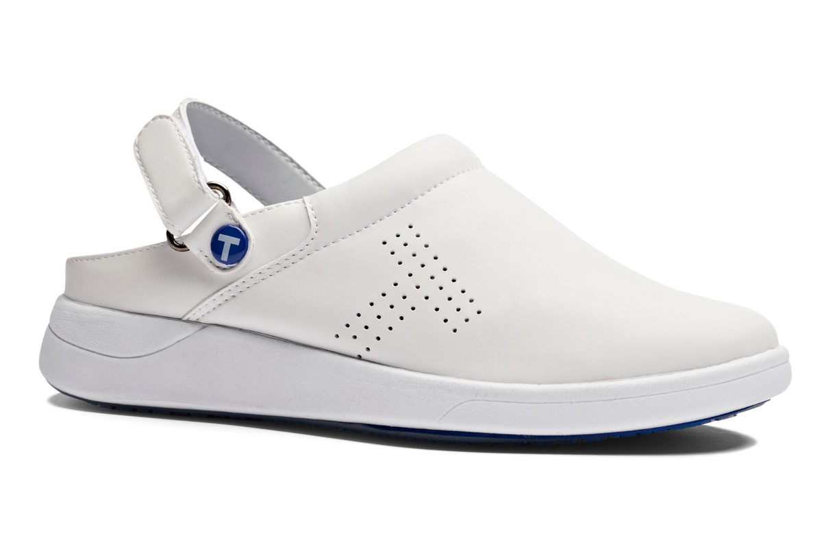 Toffeln UltraLite Clog (with vents) White