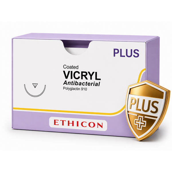 Ethicon VICRYL PLUS Polyglactin 910 Braided Absorbable Antibacterial Surgical Suture J246H