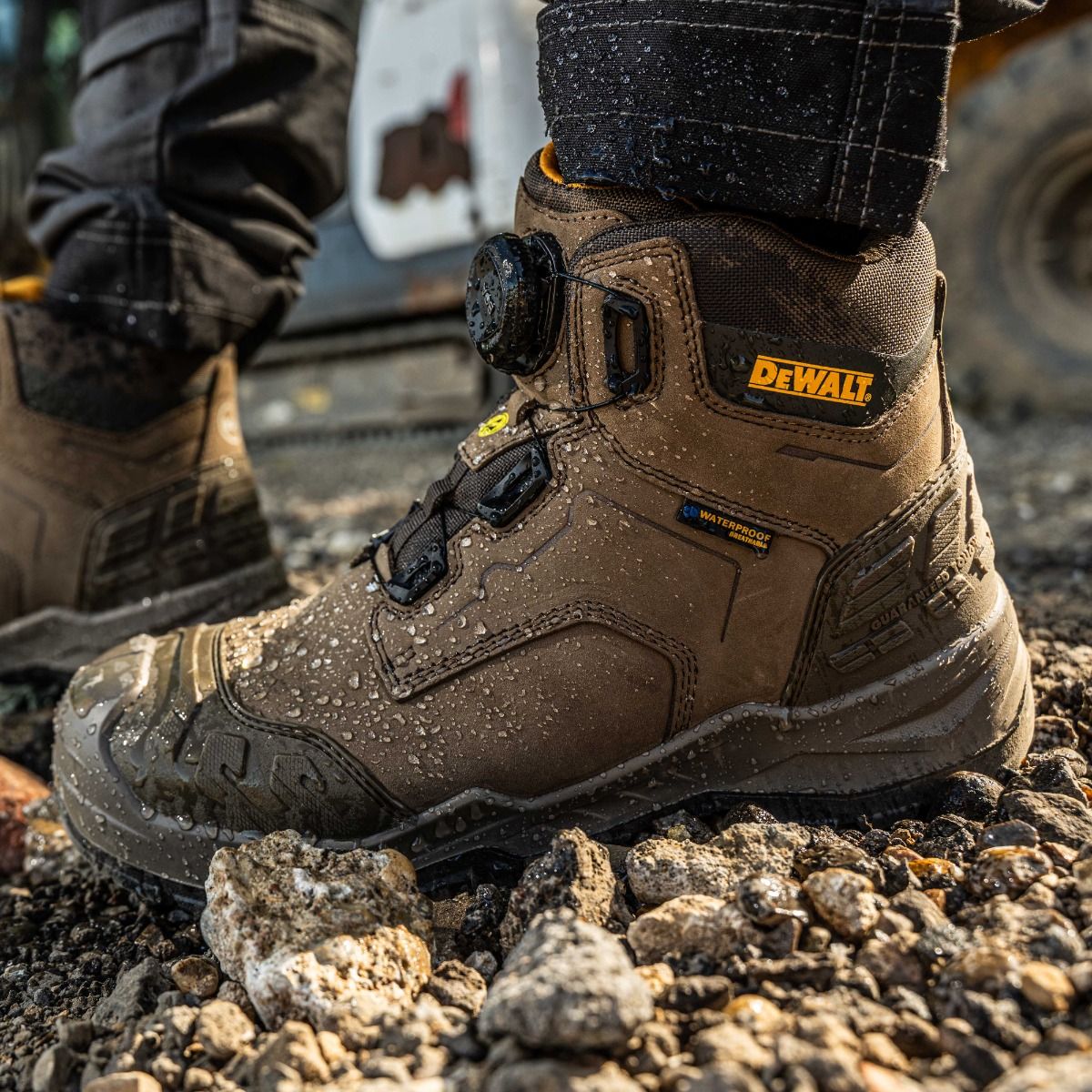 DeWalt Foundry Gunsmoke Steel/Steel Waterproof BOA Boot ESD S7 — view 8