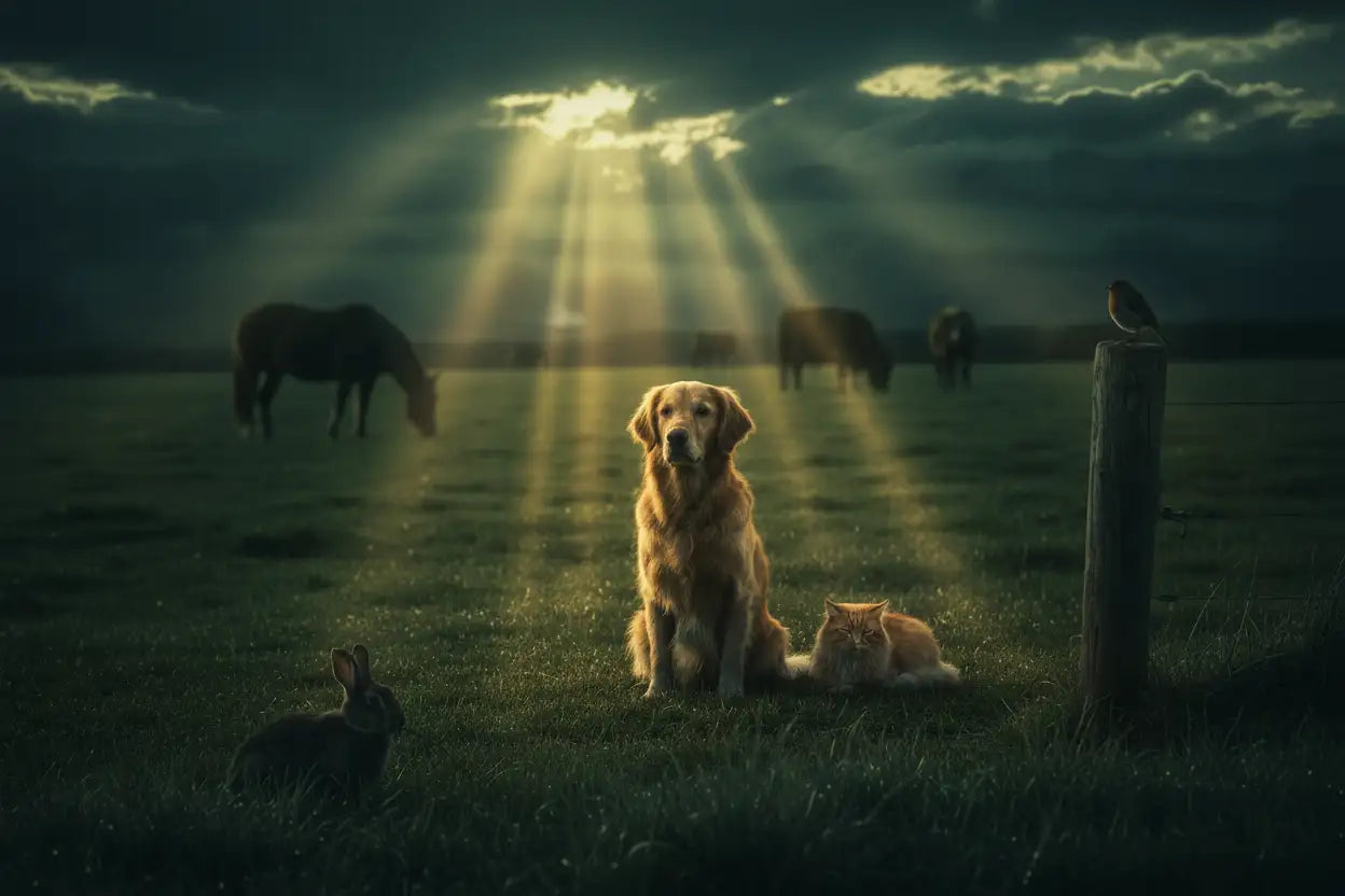 Golden retriever representing professional veterinary care