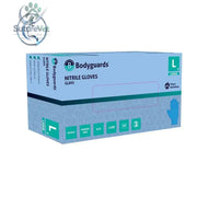 Polyco Healthline Bodyguards GL895 Blue Nitrile Powder Free Disposable Gloves (Box of 100) - 100 Pack