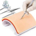 Professional Advanced Suturing Practice Kit – Stainless Steel Surgical Instruments & Silicone Suture Training Pad