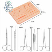 Professional Surgical Suturing Practice Kit – Complete Medical Suture Training - Pad - Set