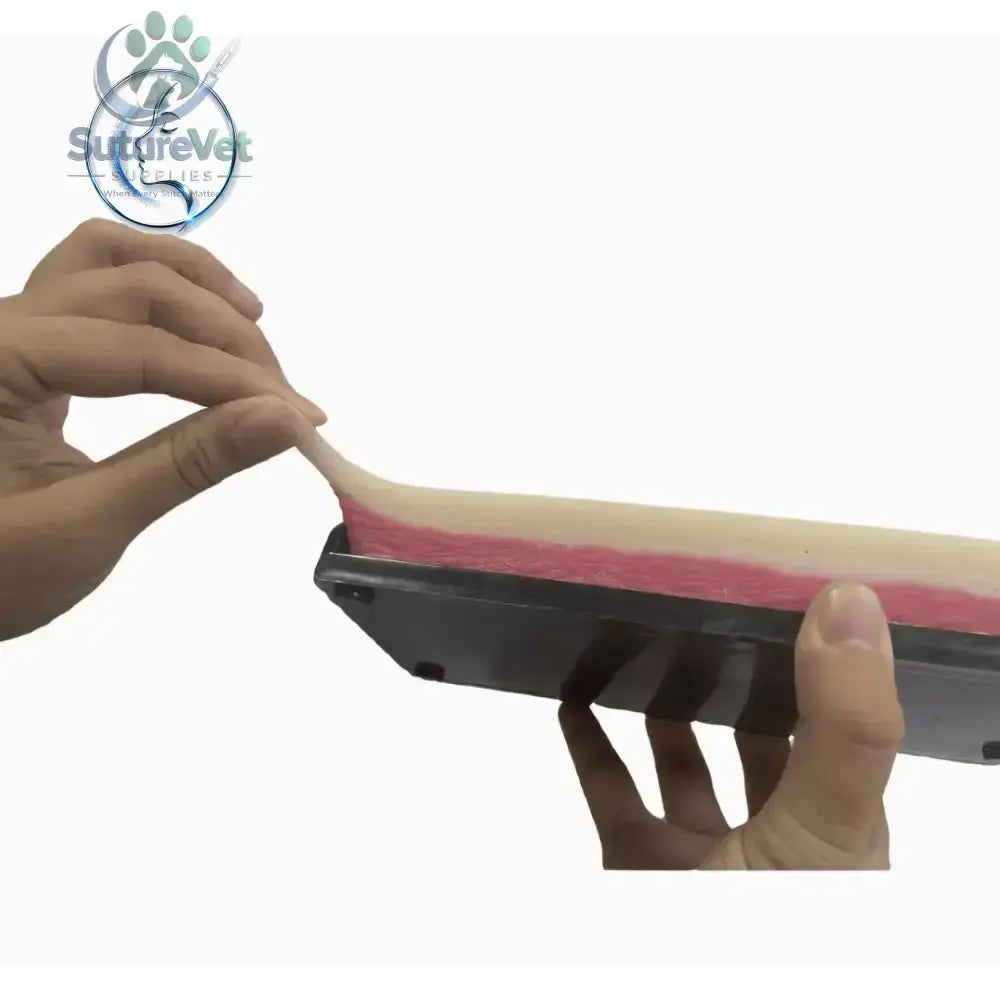 Simulated Human Skin Suture Practice Pad – Realistic Suturing Training for Scientific Education Medical Skills & Stitch