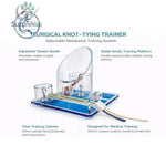 Surgical Wound Suture & Knotting Training Model – Medical Suturing Practice Simulator - Kit